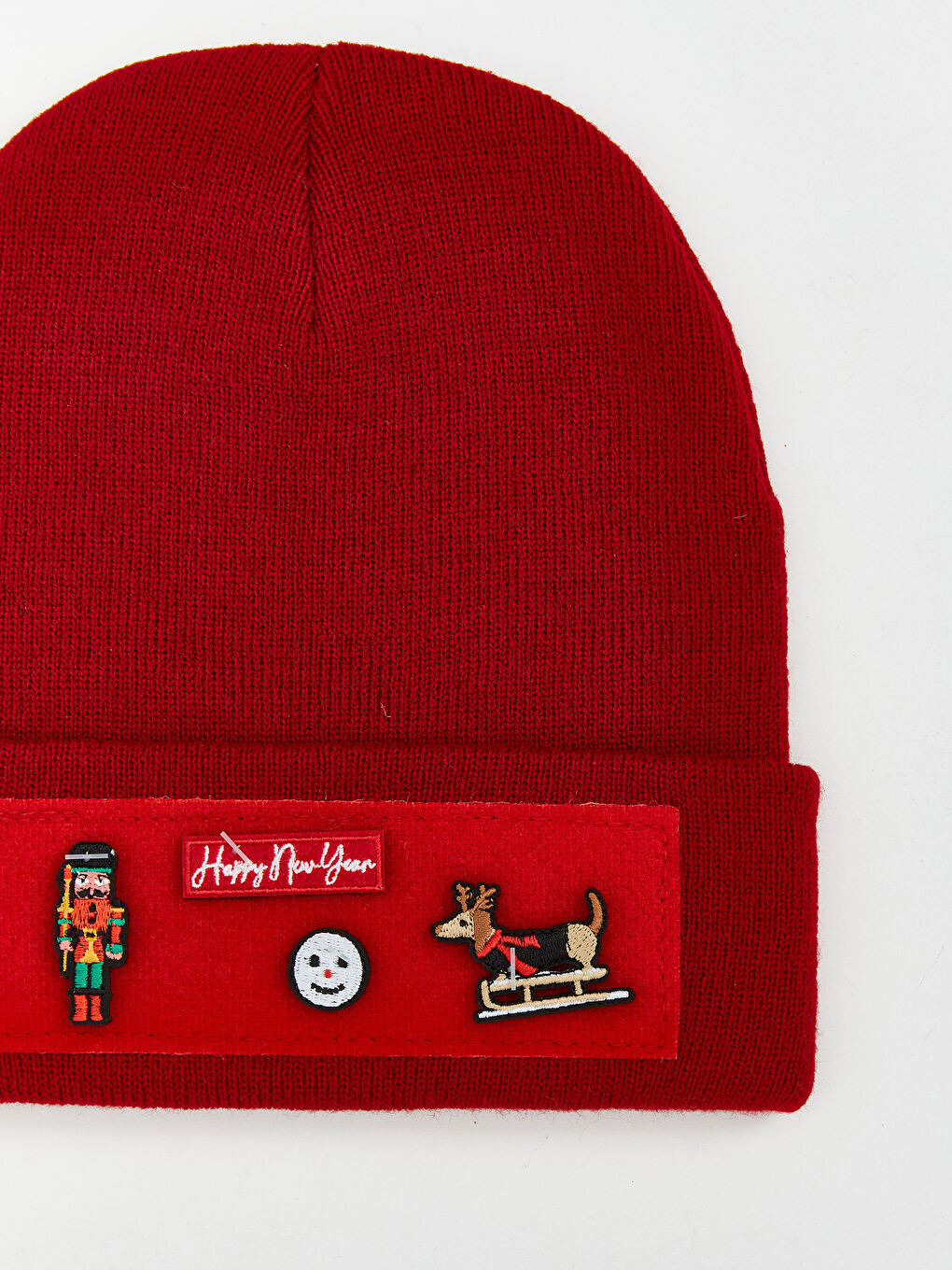 Рождественская Тематическая Мужская Трикотажная Шапка-1