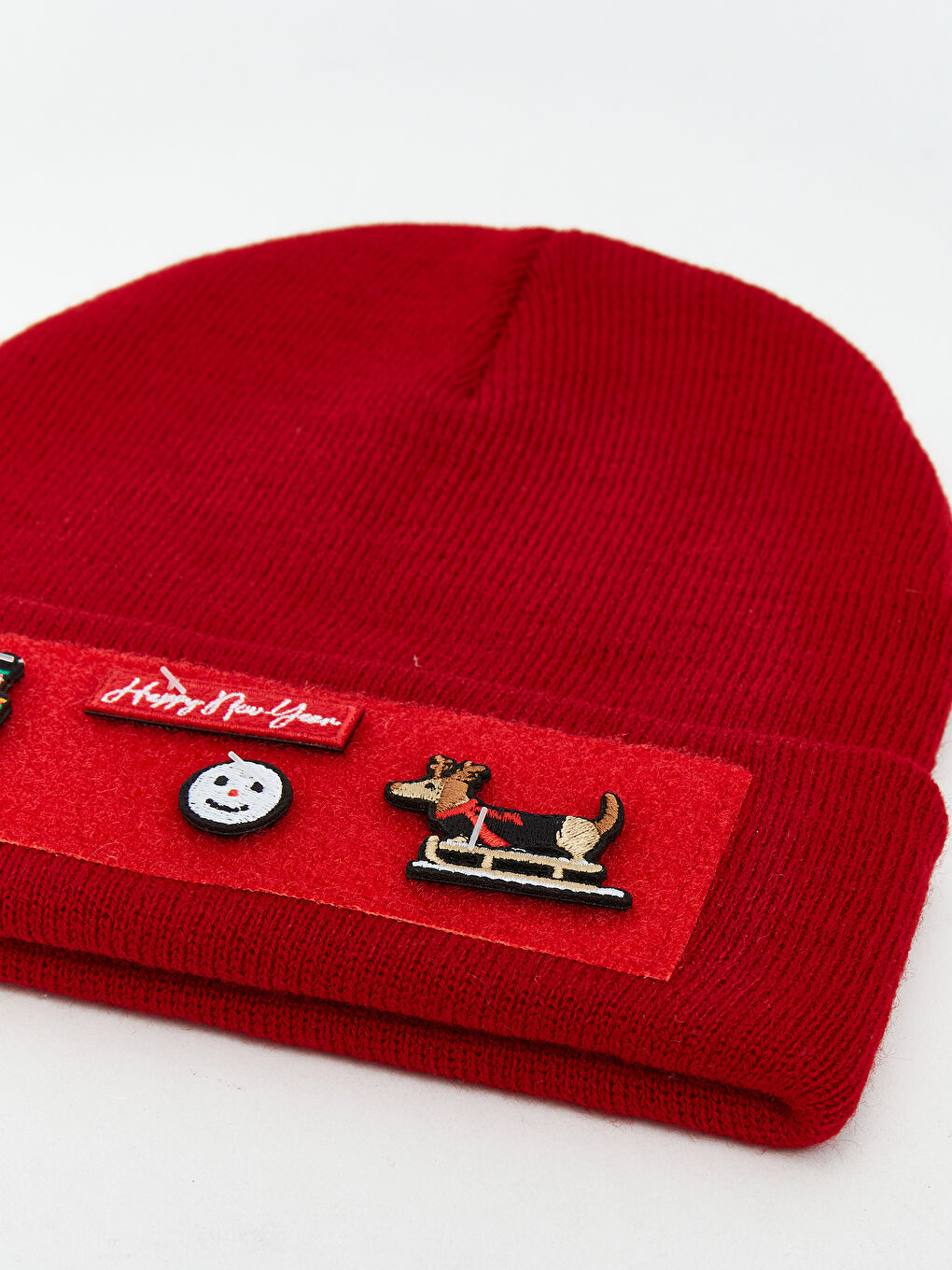 Рождественская Тематическая Мужская Трикотажная Шапка-2
