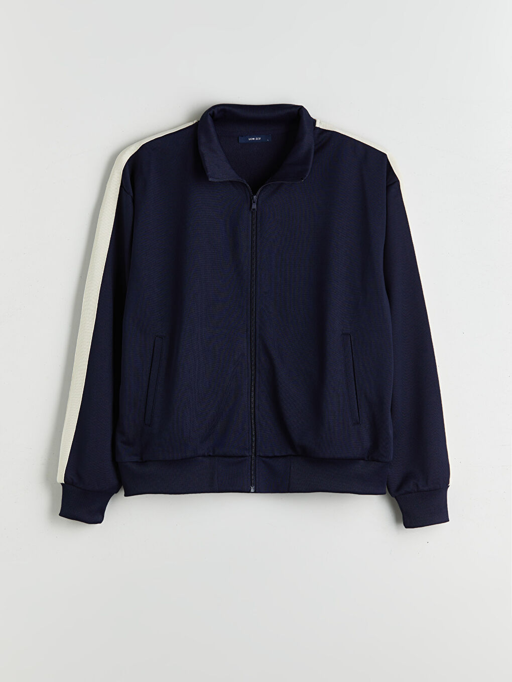 Man NAVY Zip-Up Sweatshirt-4