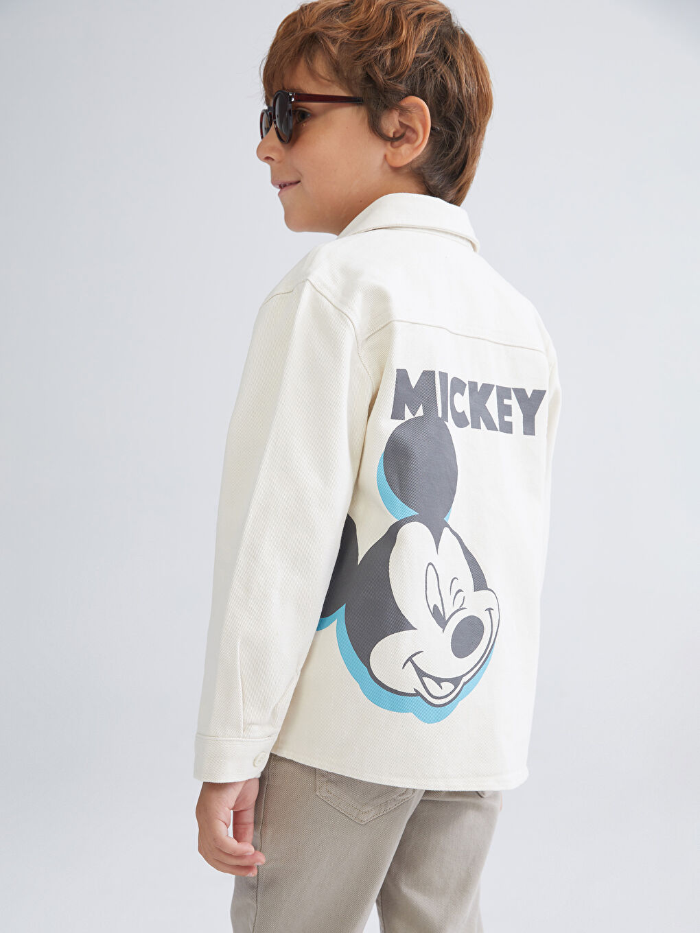 Mickey Mouse Printed Boys' Shirt