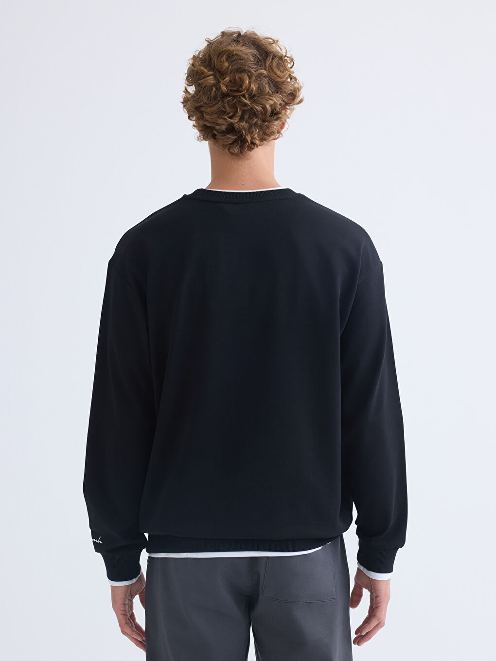 سويت شيرت ياقة دائرية للرجال-3