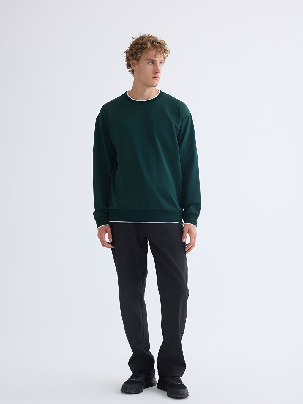 سويتشيرت رجال بكول مدور-1