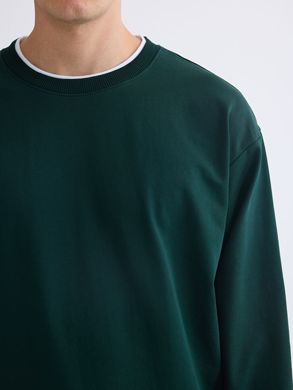 سويتشيرت رجال بكول مدور-2