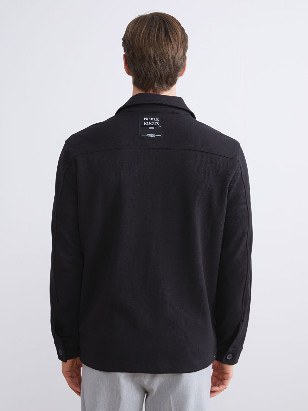 Relaxed Fit Men's Shirt Jacket-3