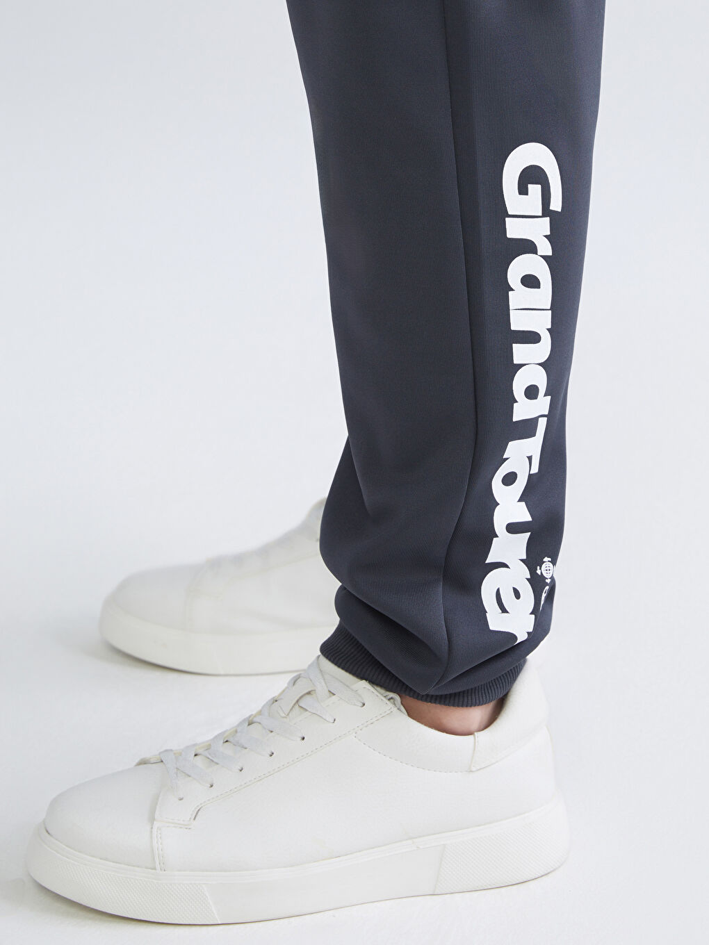 Antrasit Standart Kalıp Erkek Jogger Eşofman Altı-3