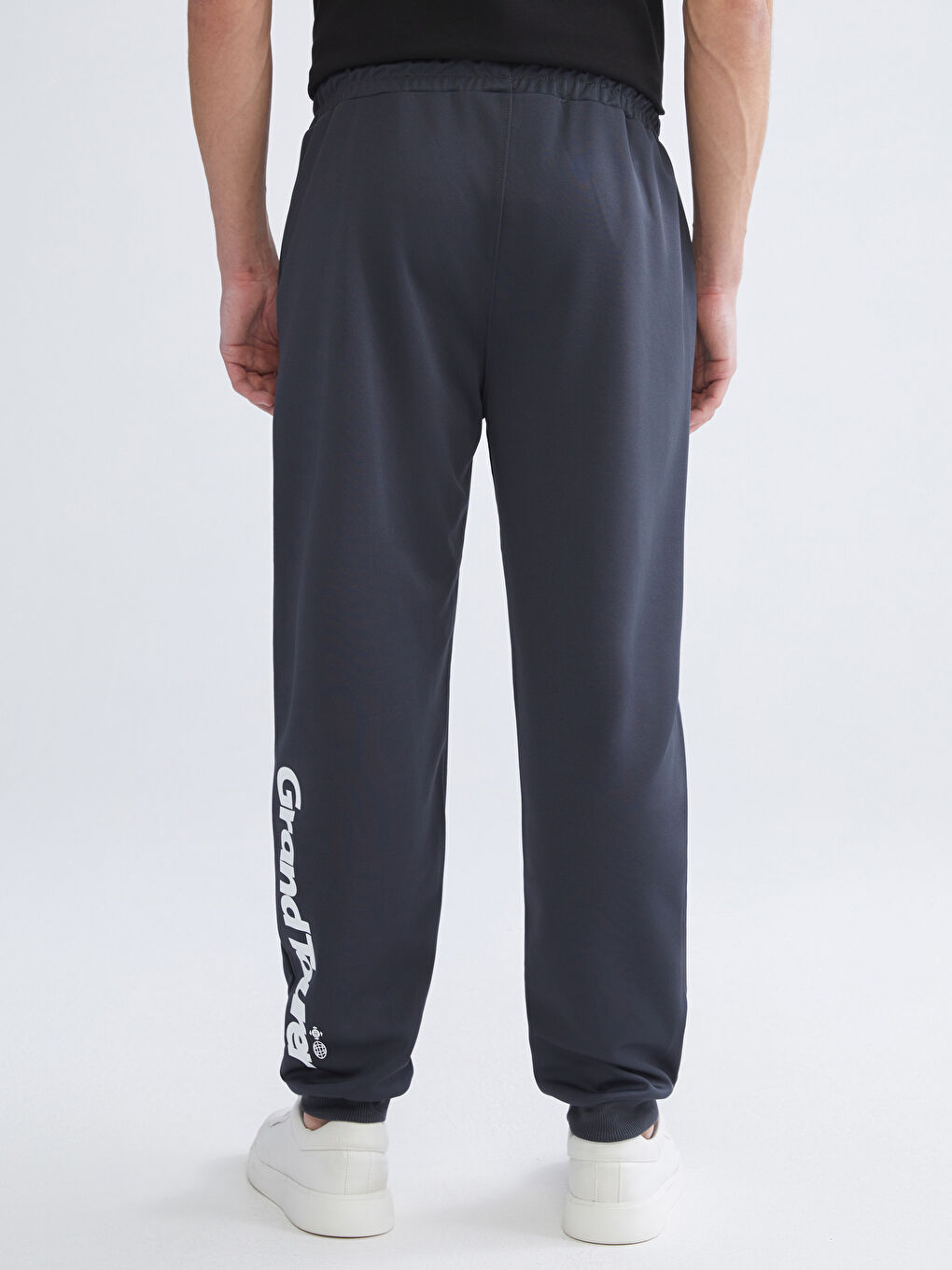 Antrasit Standart Kalıp Erkek Jogger Eşofman Altı-4