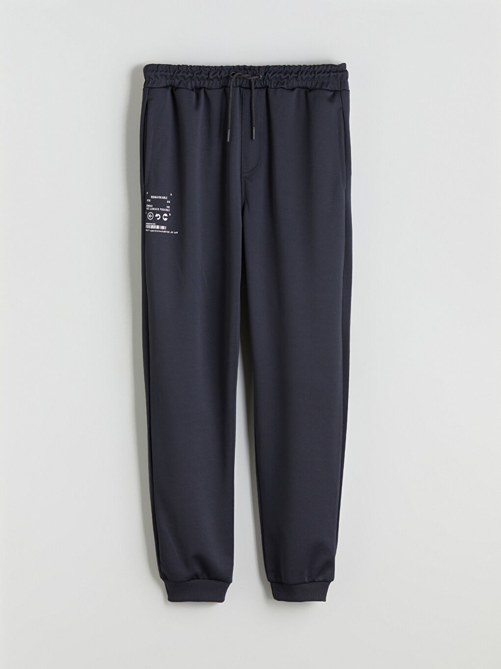 Antrasit Standart Kalıp Erkek Jogger Eşofman Altı-5