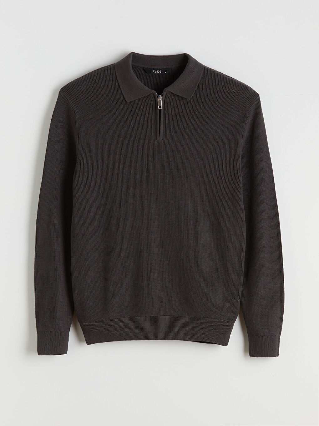 Polo Neck Men's Knitwear Sweater-4