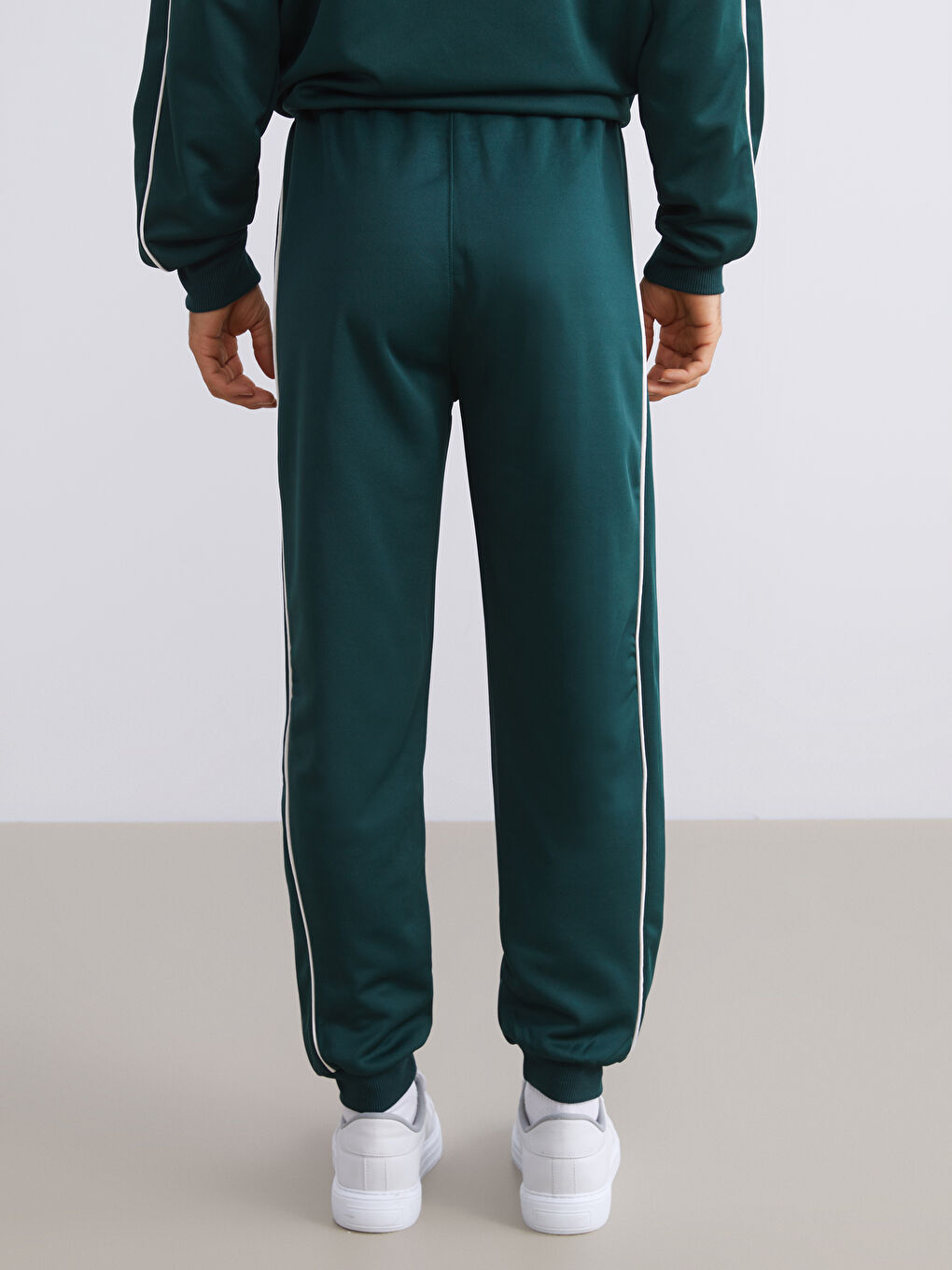 Yeşil Standart Kalıp Erkek Jogger Eşofman Altı-3