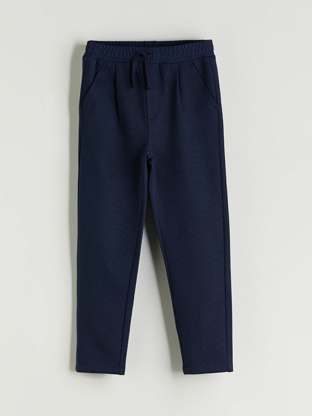 LCW Kids Boys' Textured Trousers with Elastic Waist -W5HT85Z4-HRC