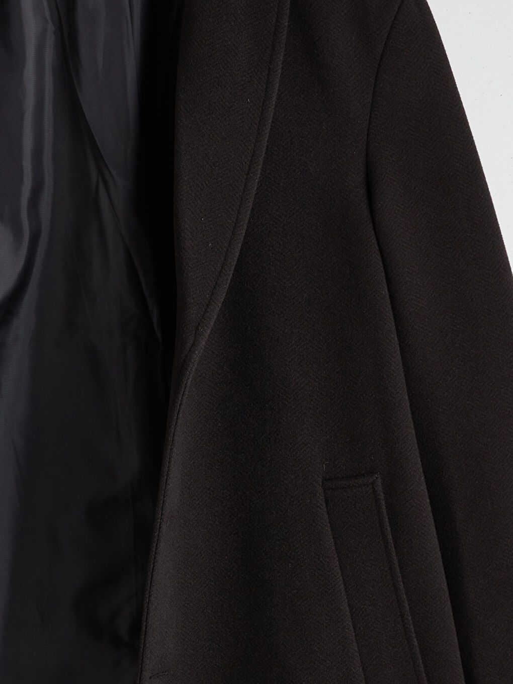 სტანდარტული მორგების ჟაკეტის საყელო მამაკაცის შარმის ქურთუკი-8