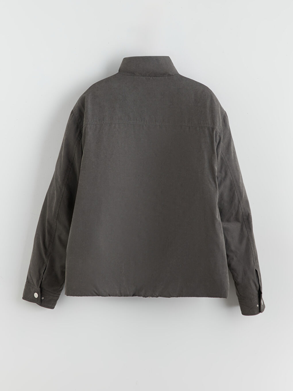 Мужская куртка стандартного кроя с воротником-трубой-6