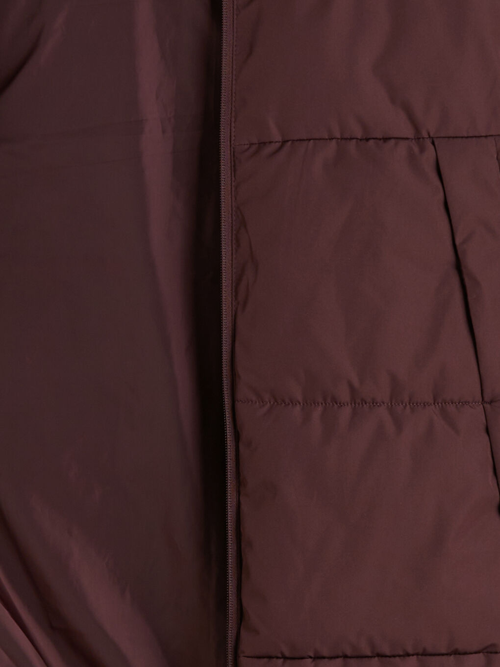 Bordo Standart Kalıp Kapüşonlu Erkek Şişme Yelek-6