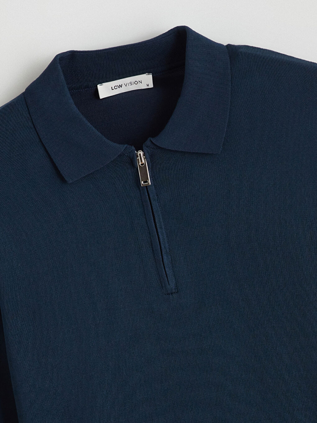 Polo Neck Men's Knitwear Sweater-5