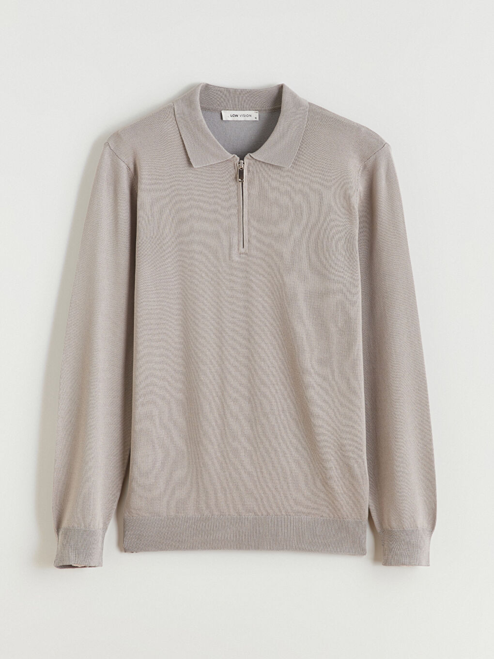 Polo Neck Men's Knitwear Sweater-4