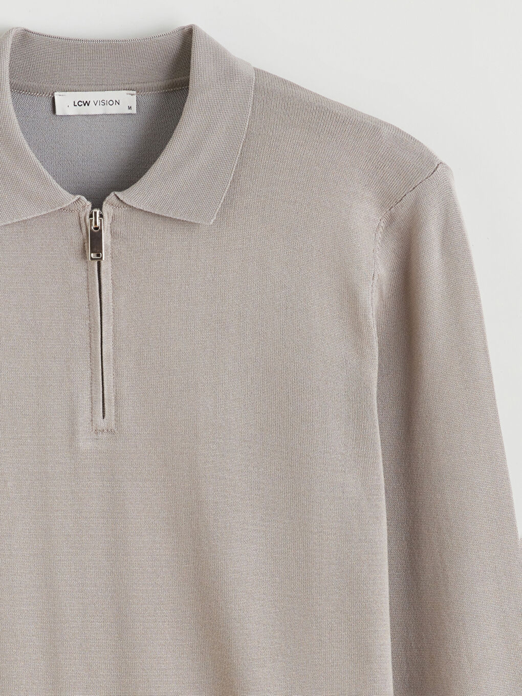 Polo Neck Men's Knitwear Sweater-5