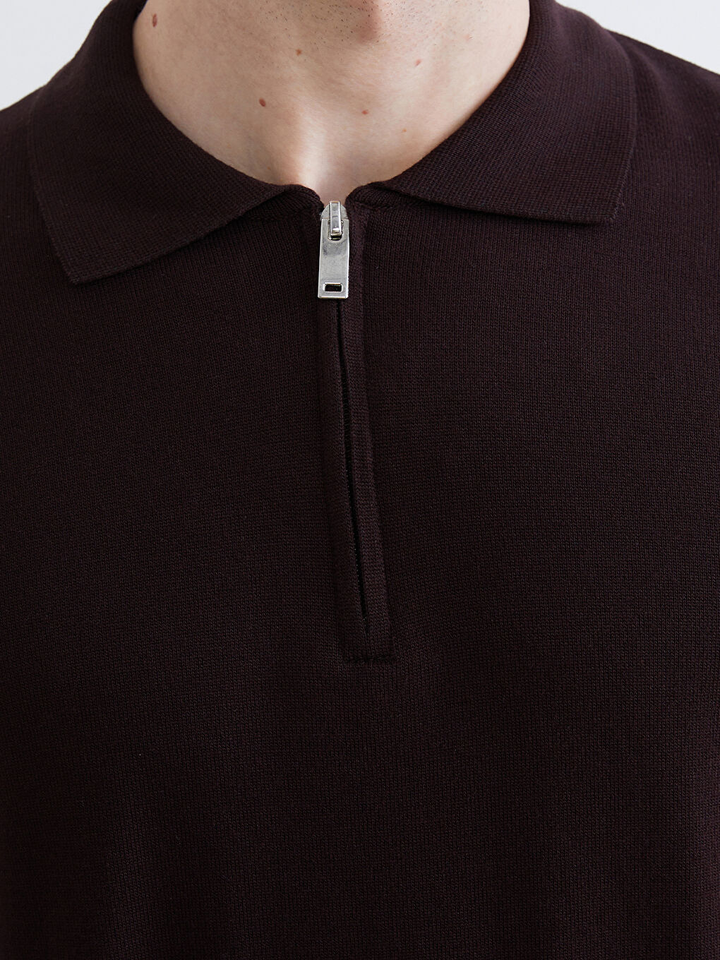 Polo Neck Men's Knitwear Sweater-2