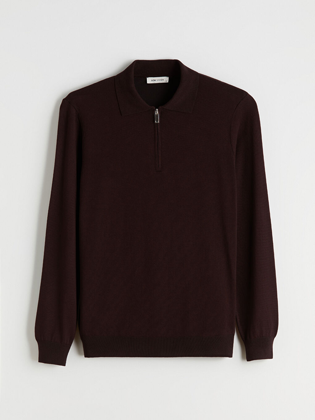 Polo Neck Men's Knitwear Sweater-4