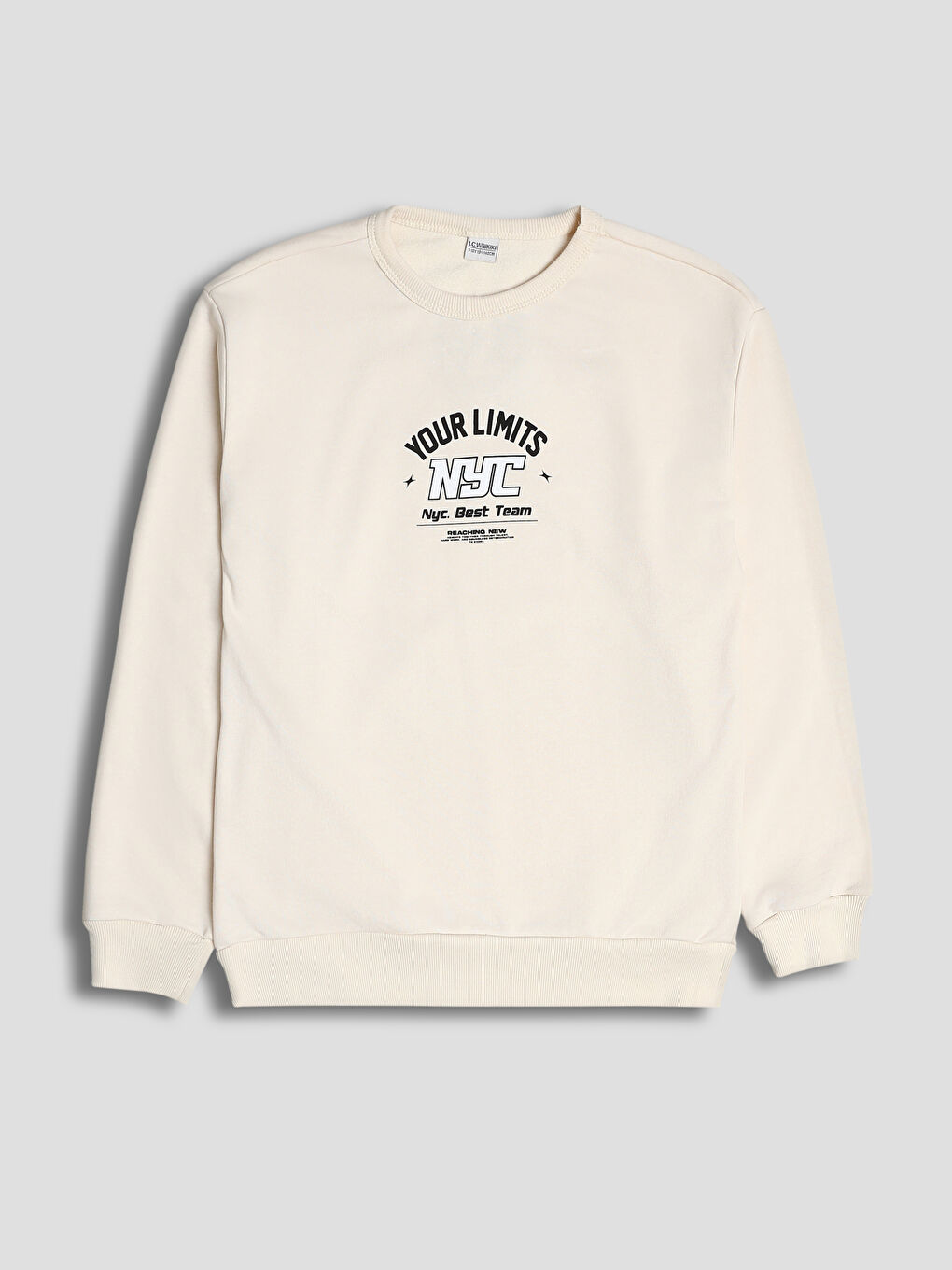 سويت شيرت تخين ياقة دائرية للأولاد - مجموعة من 2-4