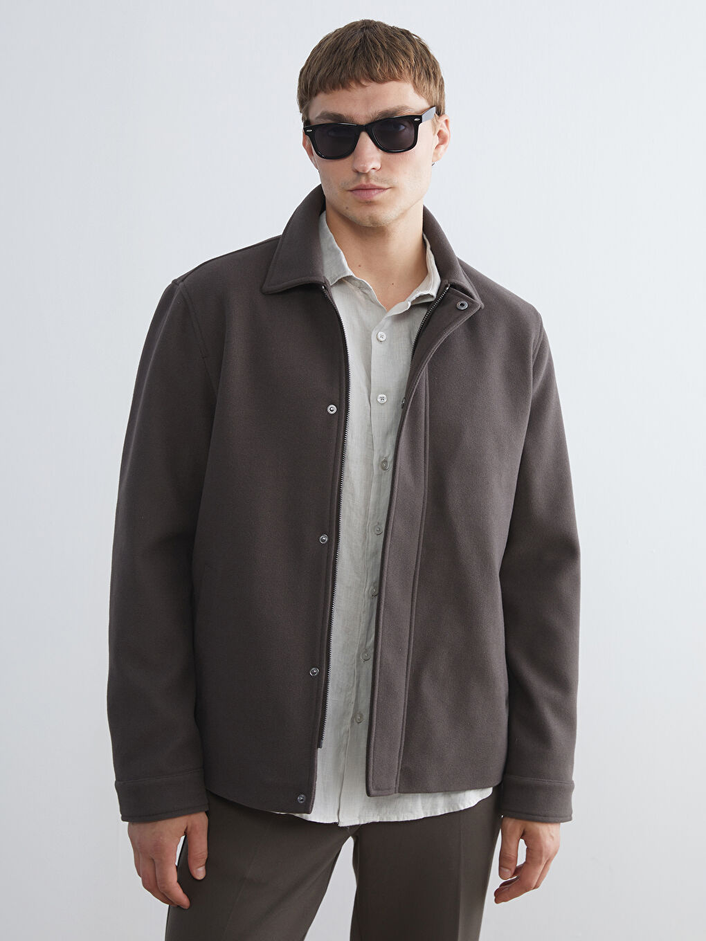 Standard Fit Collared Neck Men's Cachet Coat