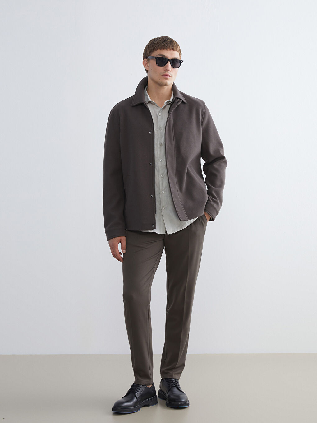 Standard Fit Collared Neck Men's Cachet Coat-1