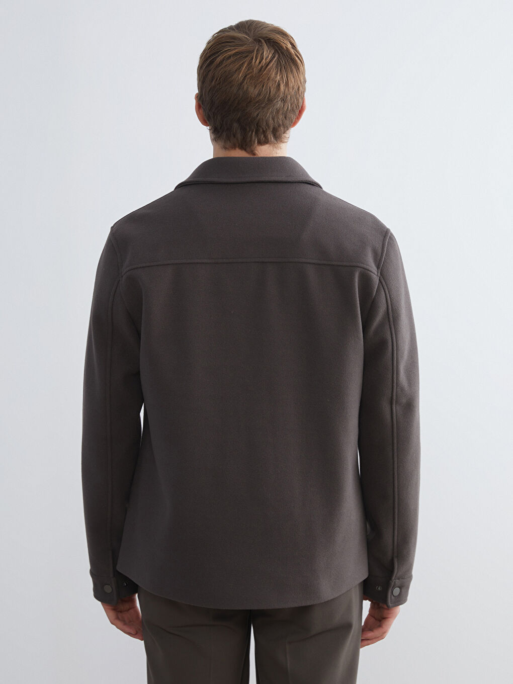 Standard Fit Collared Neck Men's Cachet Coat-4