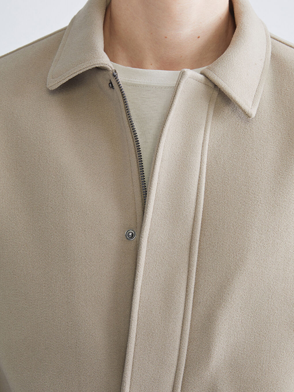 Standard Fit Collared Neck Men's Cachet Coat-2