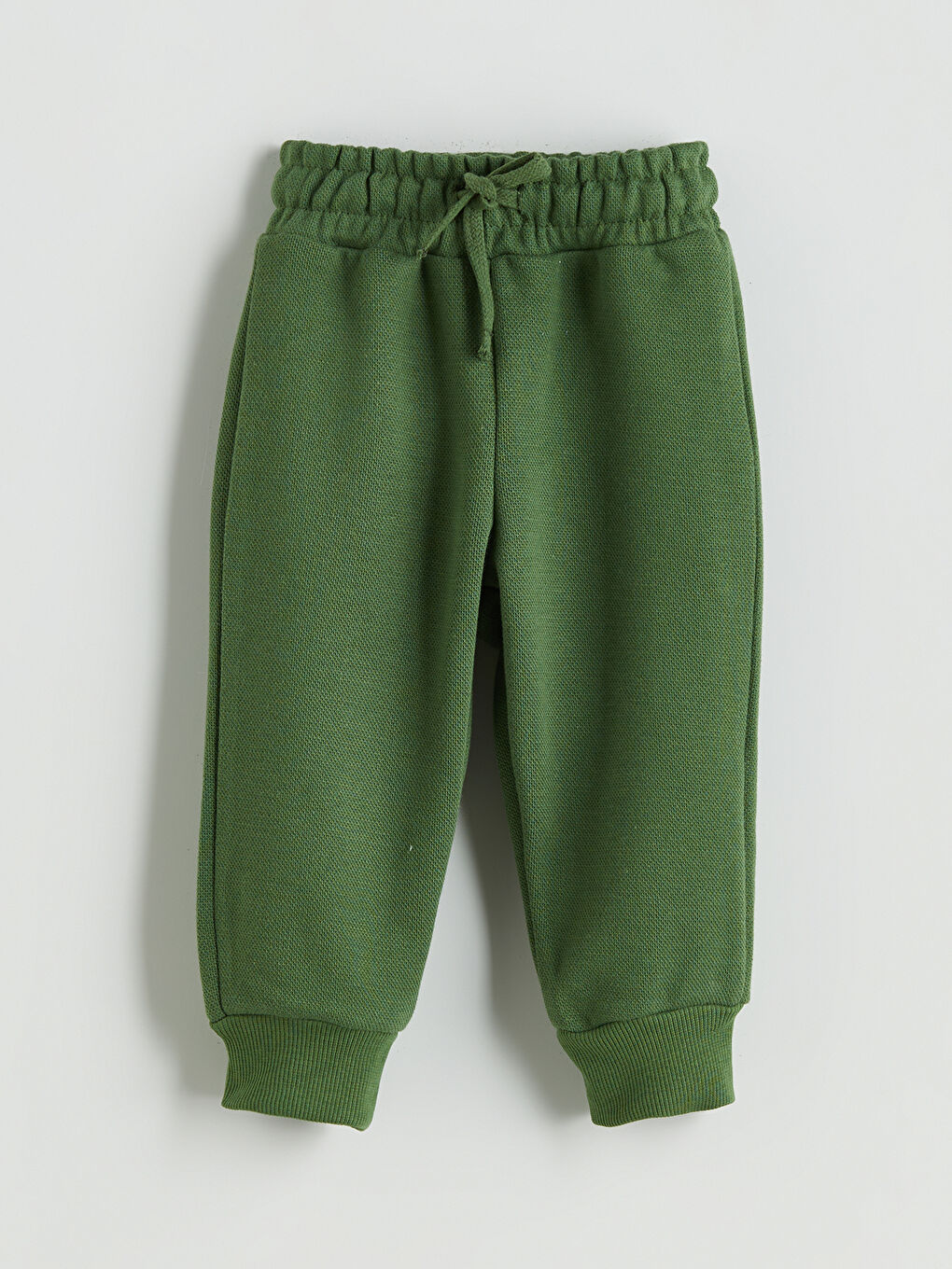 Yeşil Beli Lastikli Erkek Çocuk Jogger Eşofman Altı