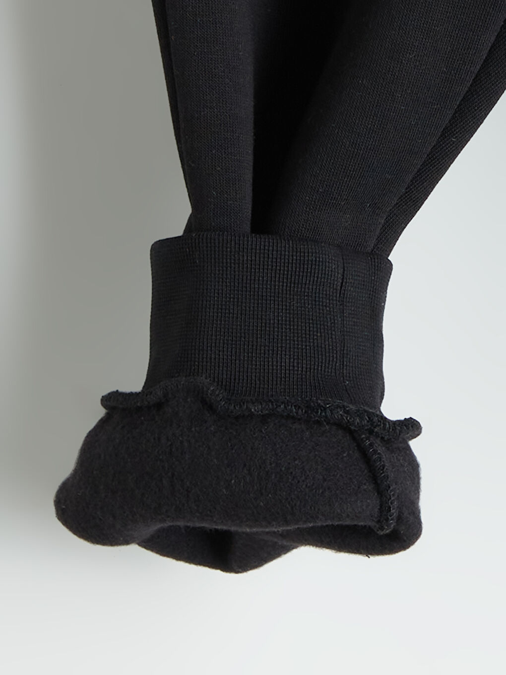 Siyah Beli Lastikli Erkek Çocuk Jogger Eşofman Altı-3