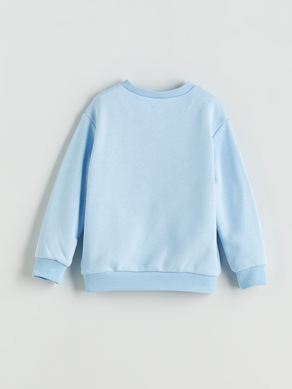 Mavi Bisiklet Yaka Baskılı Erkek Çocuk Sweatshirt-2