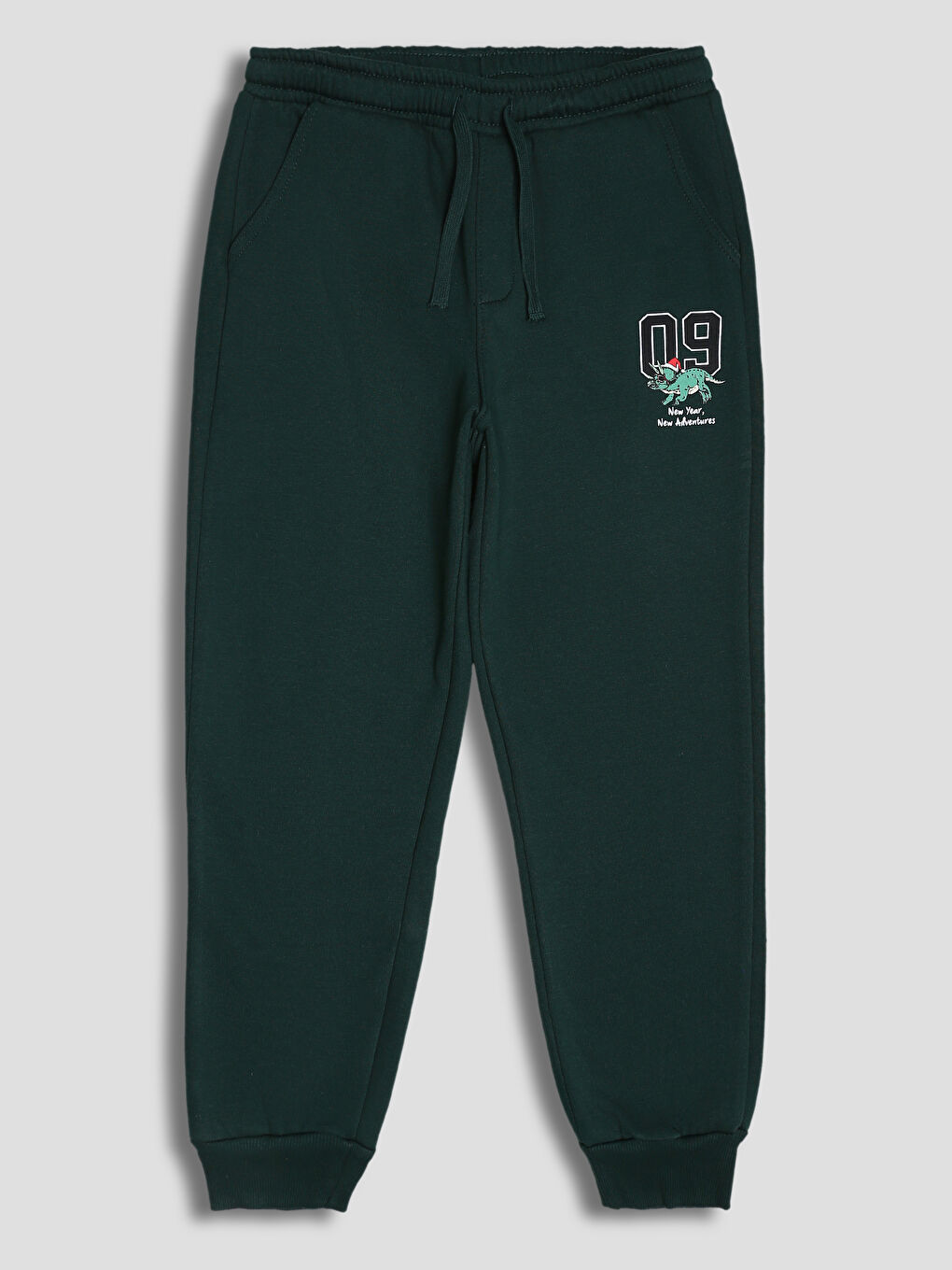 Elastic Waist Printed Boys' Jogger Sweatpants