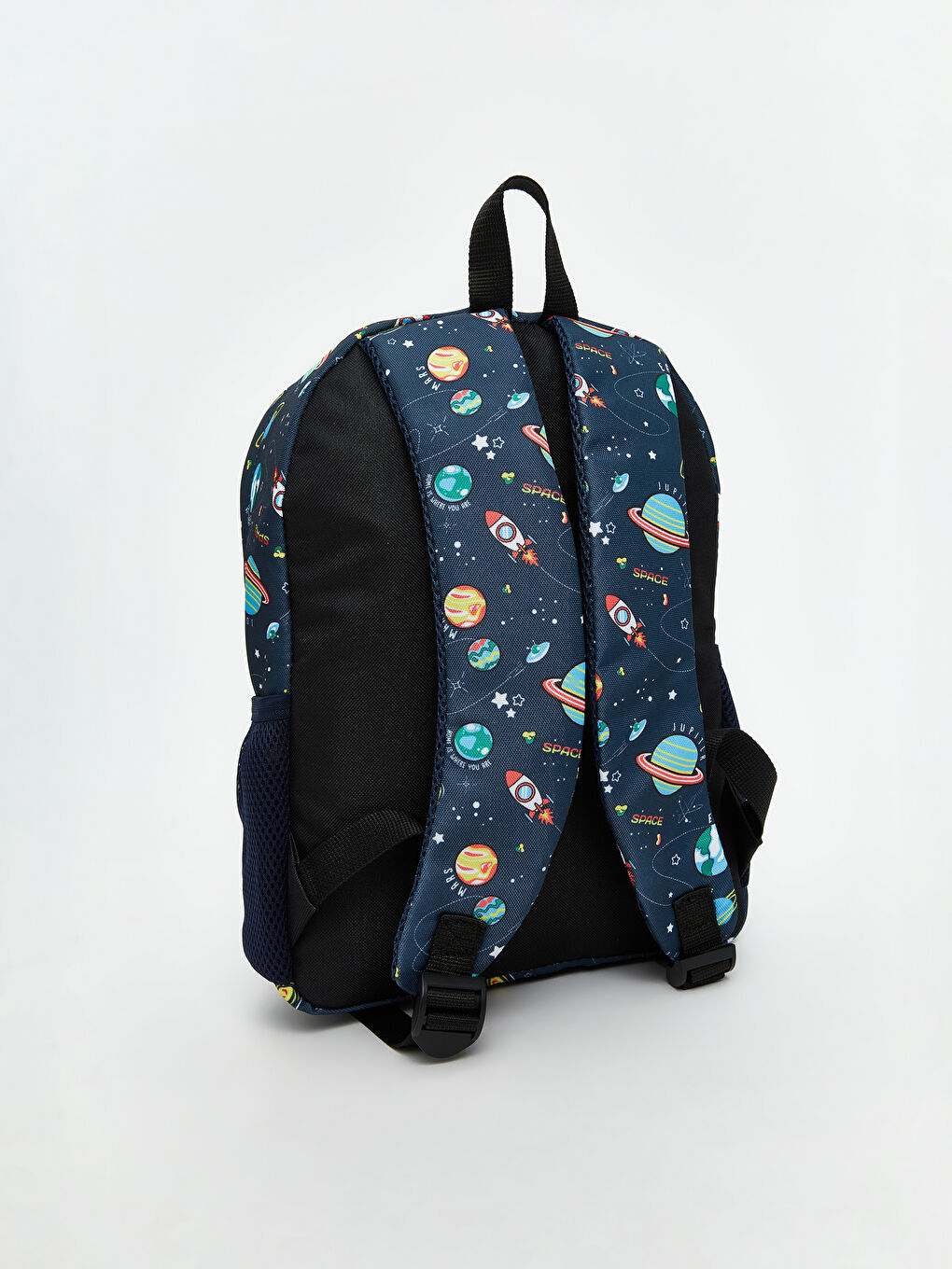 Lacivert Uzay Baskılı Erkek Çocuk Okul Çantası-2
