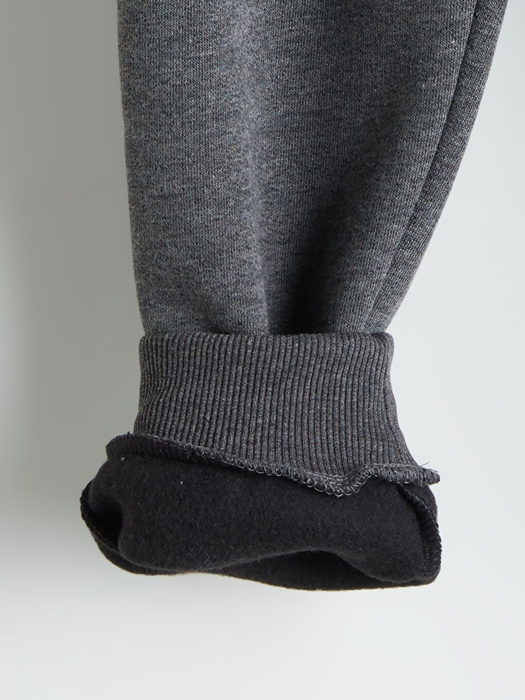 Gri Baskılı Erkek Çocuk Sweatshirt ve Eşofman Alt 2'li-6