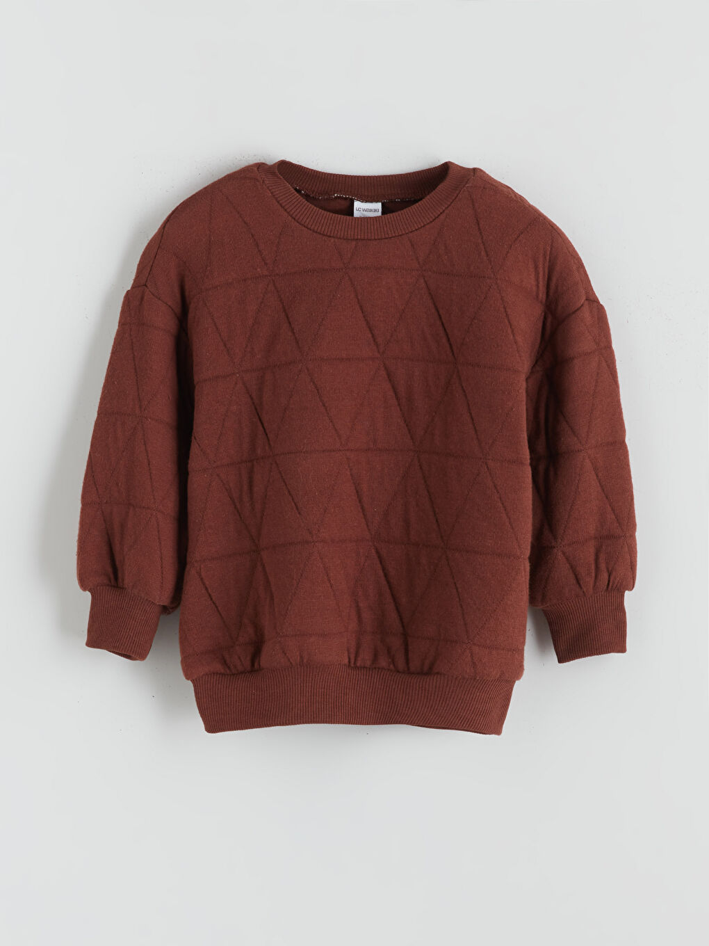 Kahverengi Kapitoneli Erkek Çocuk Sweatshirt ve Eşofman Alt-1