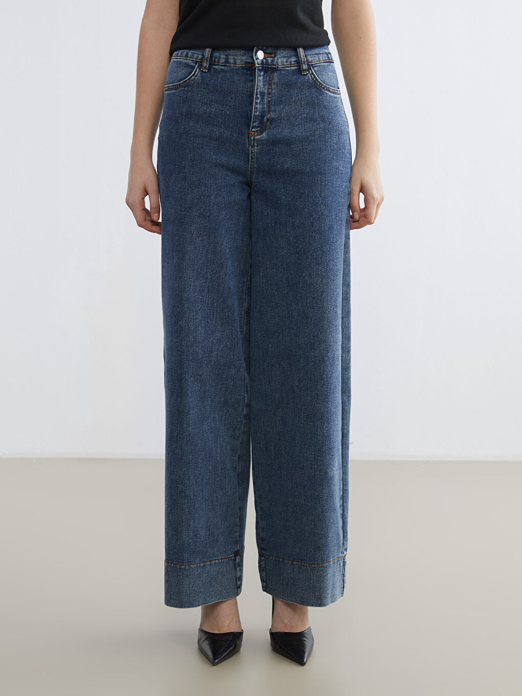 Wideleg Women's Jeans-1