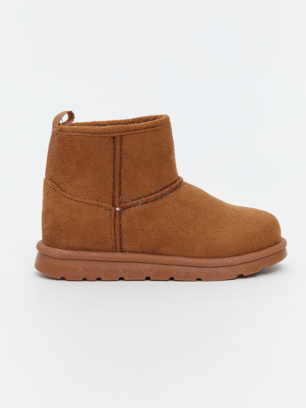 Bej Süet Görünümlü Kız Bebek Bot-1