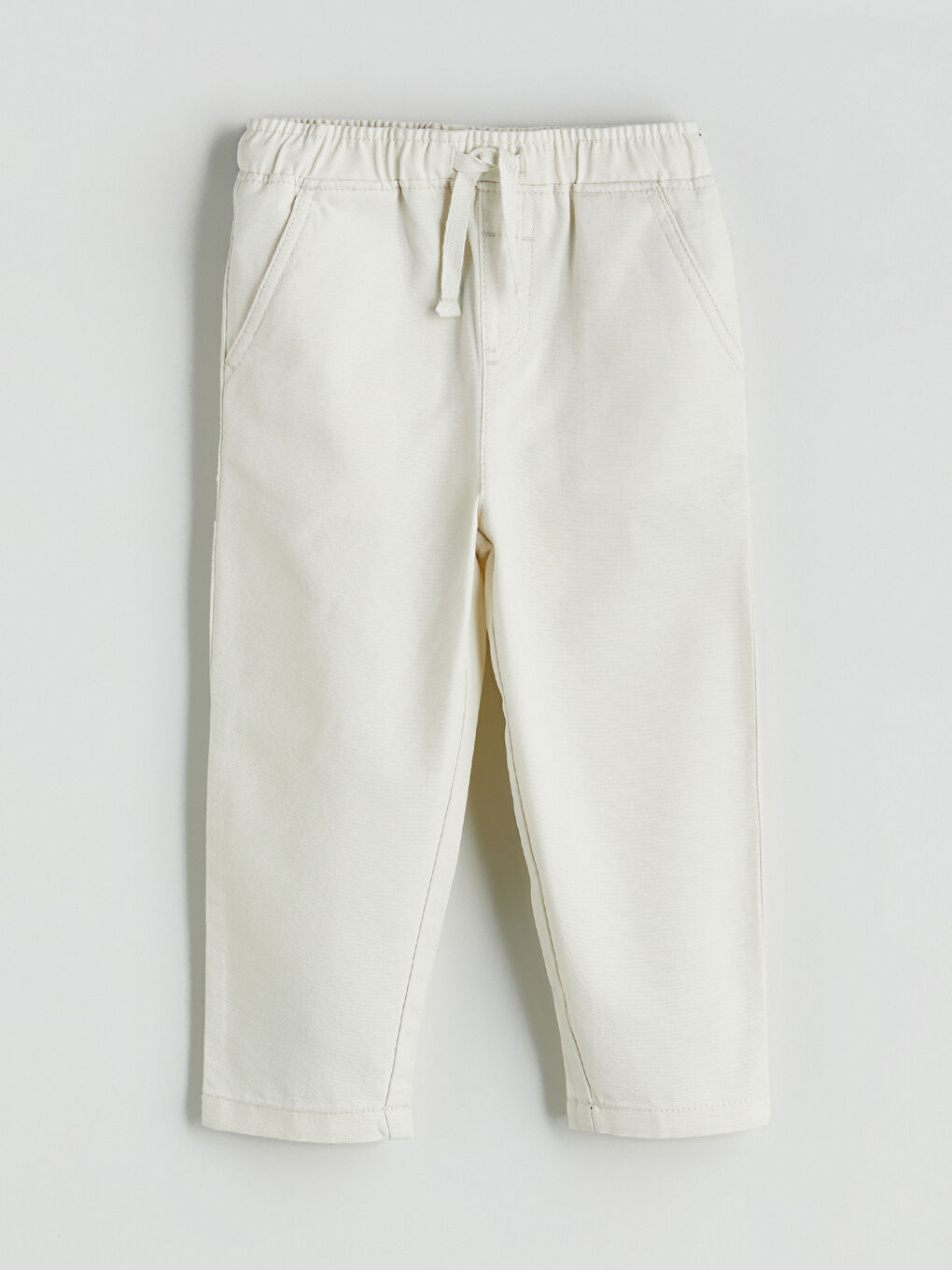 LCW Kids Elasticated Waist Gabardine Boys' Trousers -W5HY07Z1-QVK