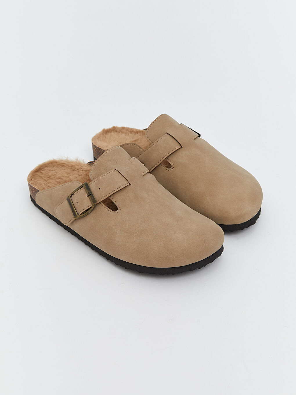 Faux Suede Boys' Home Slippers