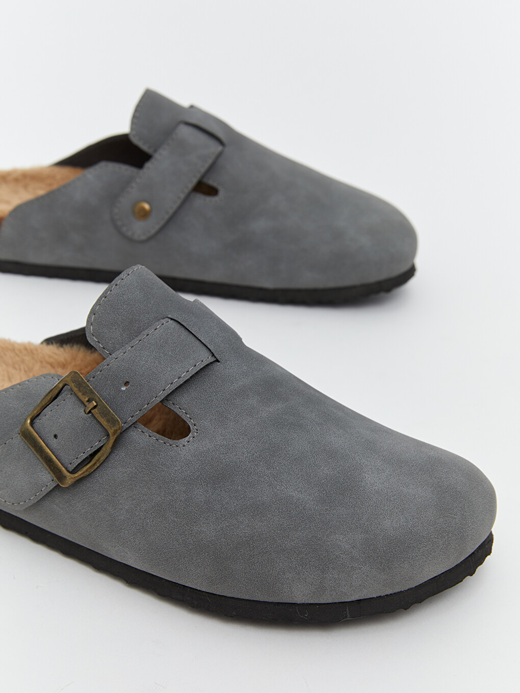 Suede Look Boys' Home Slippers-2