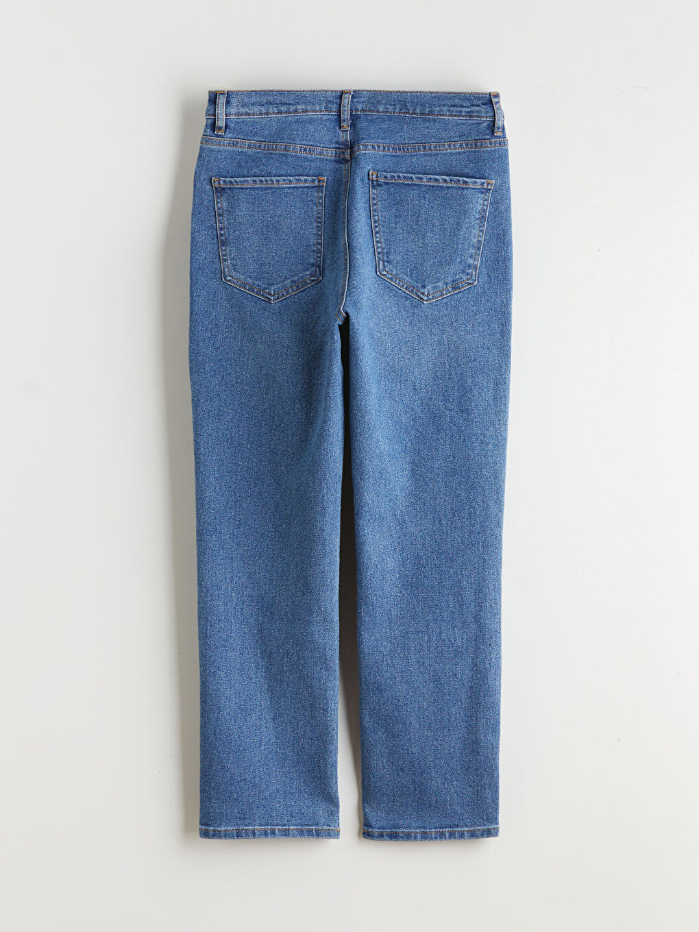 İndigo Slim Fit Kadın Jean Pantolon-5