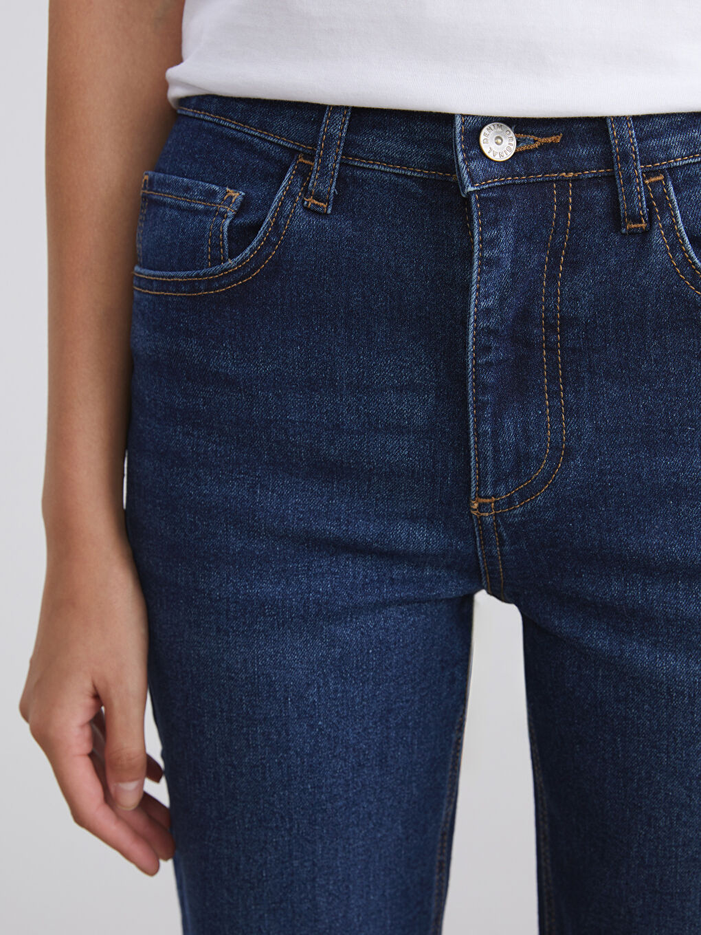 İndigo Slim Fit Kadın Jean Pantolon-2