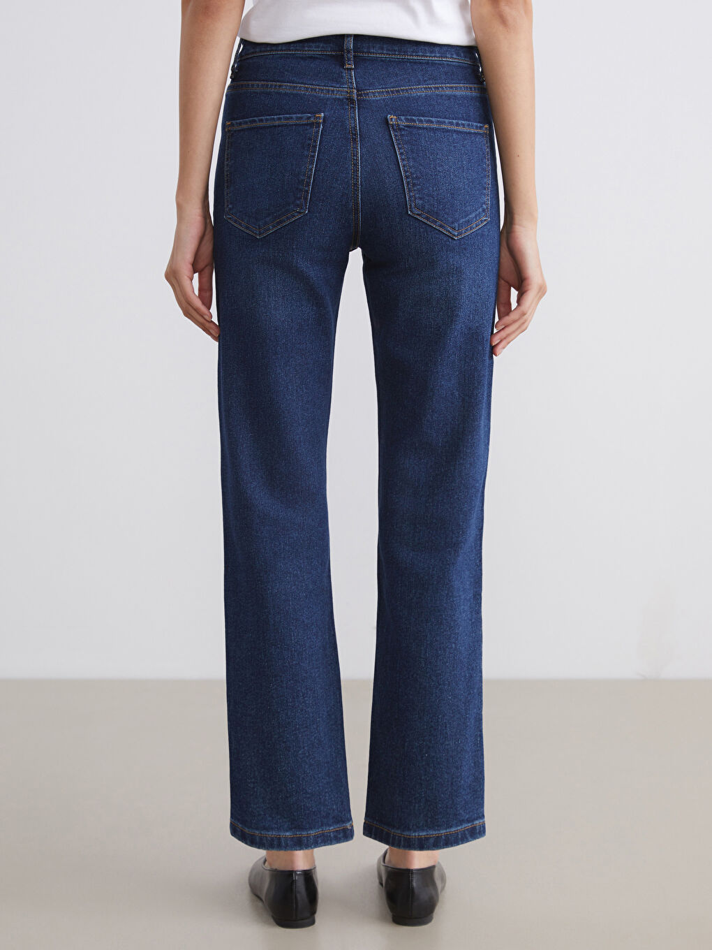 İndigo Slim Fit Kadın Jean Pantolon-3