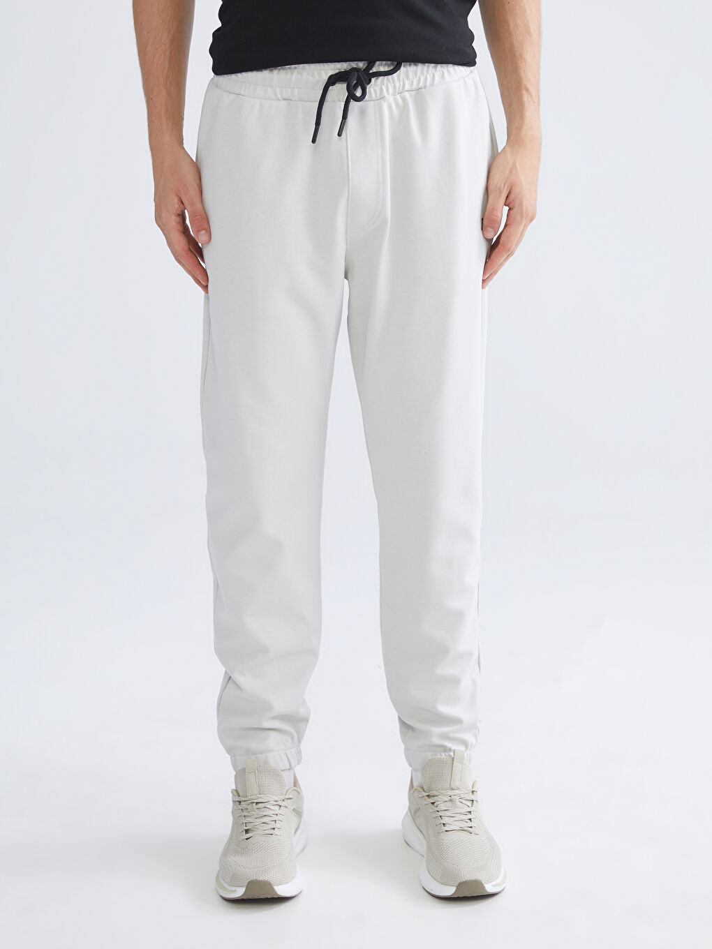 Gri Standart Kalıp Erkek Jogger Eşofman Altı-1