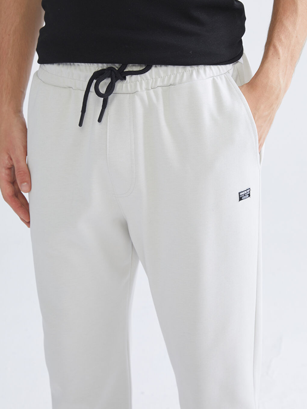 Gri Standart Kalıp Erkek Jogger Eşofman Altı-2