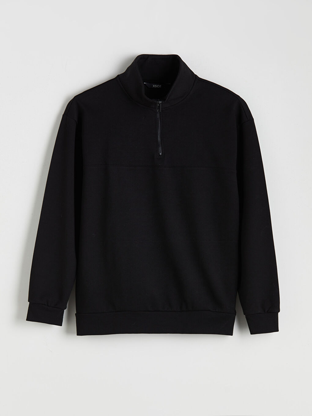 LCW ECO Zippered Funnel Neck Men's Sweatshirt -W5HY38Z8-CVL