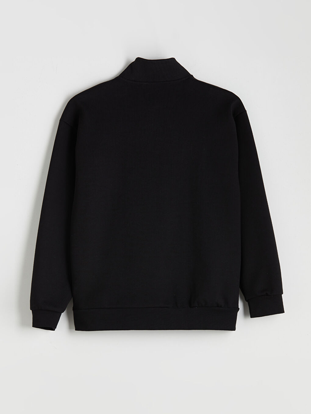 LCW ECO Zippered Funnel Neck Men's Sweatshirt -W5HY38Z8-CVL