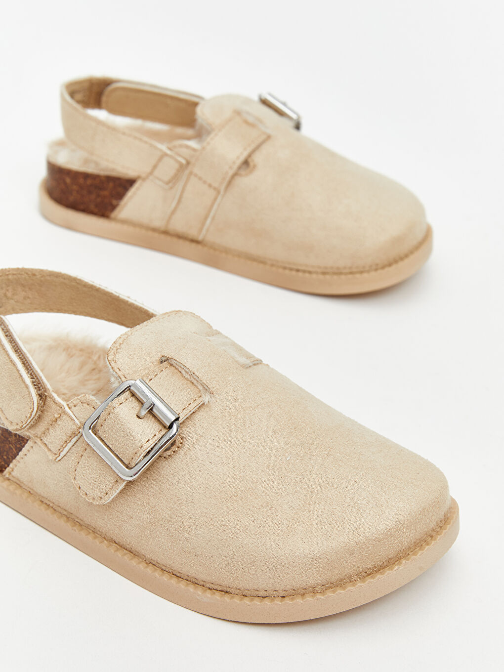 Baby Girl BEIGE Home Slippers-2