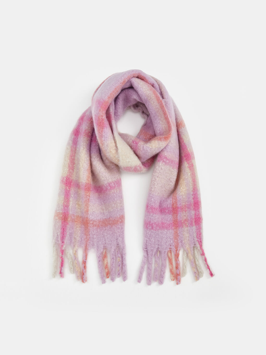 Color Blocked Girl's Knitwear Scarf-1