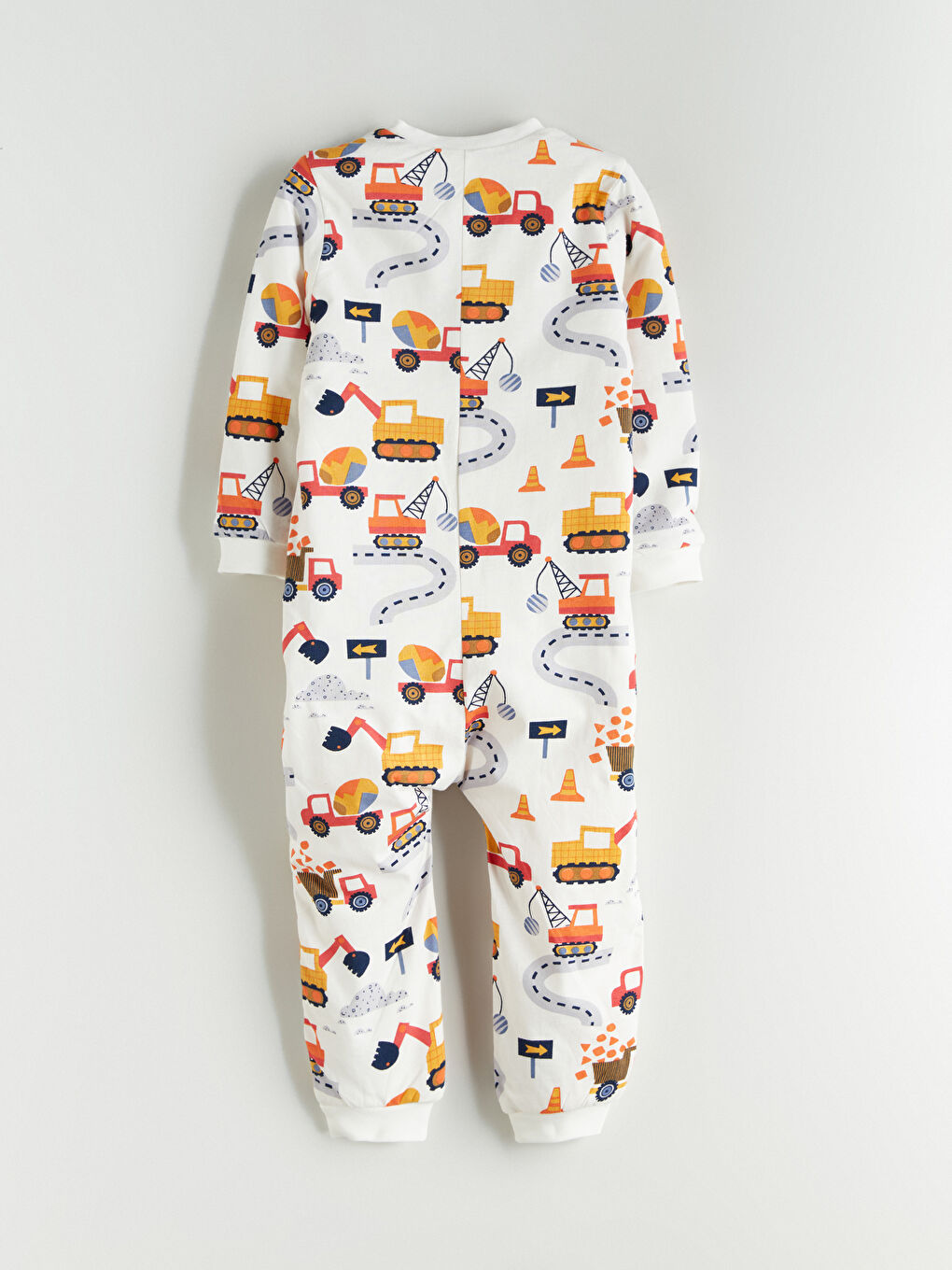 Ekru 1.6 Tog Baskılı Erkek Bebek Uyku Tulumu-3