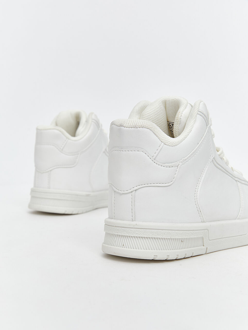 Beyaz Bilek Boy Bağcıklı Kız Çocuk Spor Ayakkabı-4